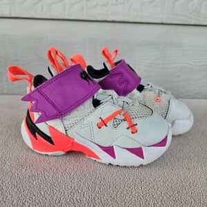 Nike Air Jordan Why Not Zer03 Dove White Hook & Loop Toddler SZ 6C CN810…